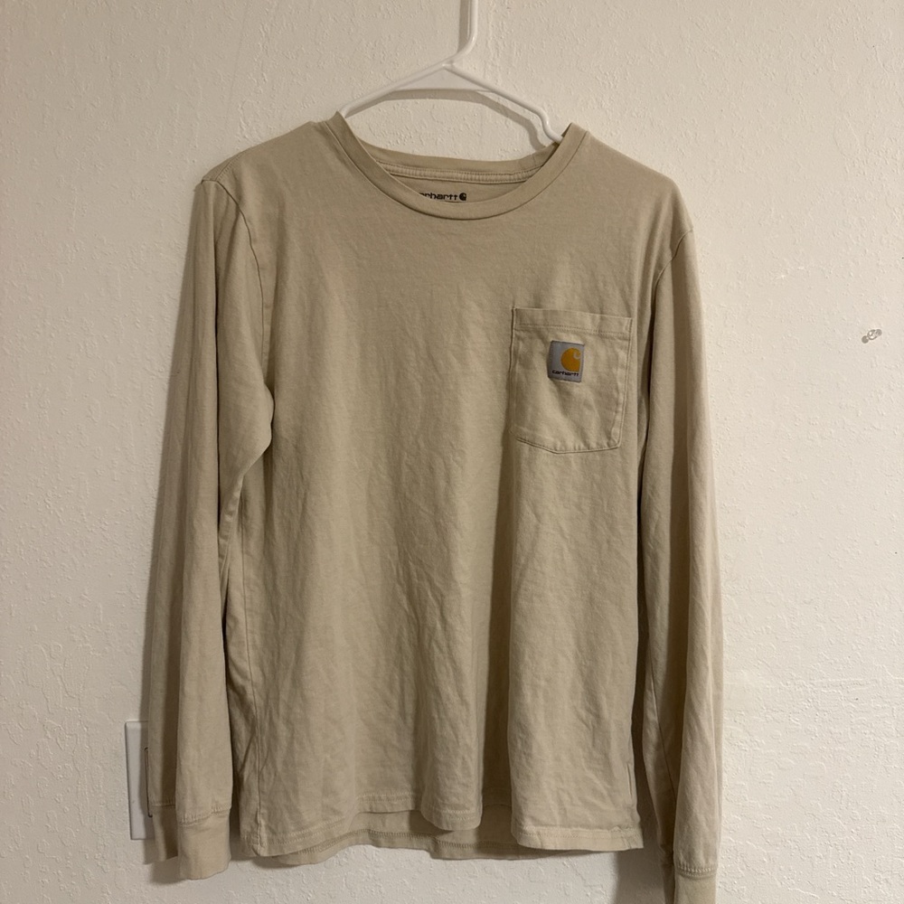 Carharrt kids Tan long sleeve XL